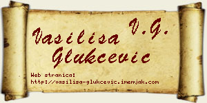 Vasilisa Glukčević vizit kartica
